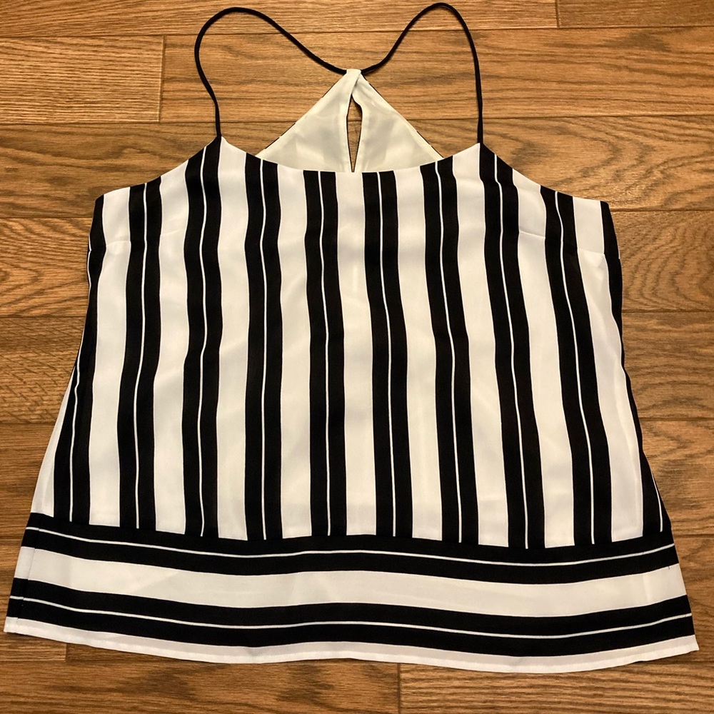 Banana Republic Navy and White Top